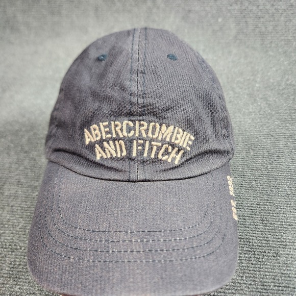 Vintage Abercrombie And Fitch Hat Adult Strapback Military Style Cotton Twill - Picture 1 of 8